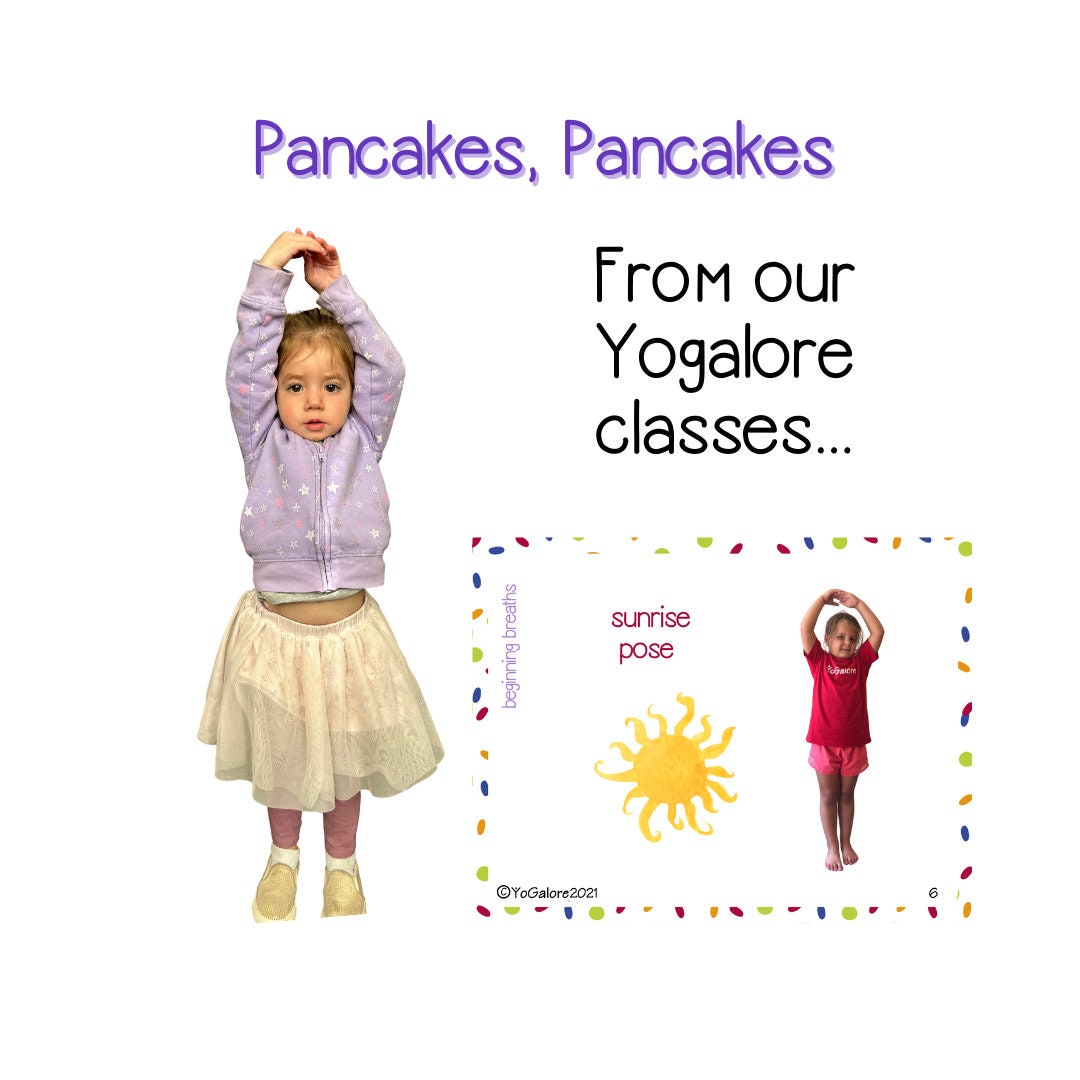 Pancakes, Pancakes Yoga & Movement Pose Cards Eric Carle Etsy