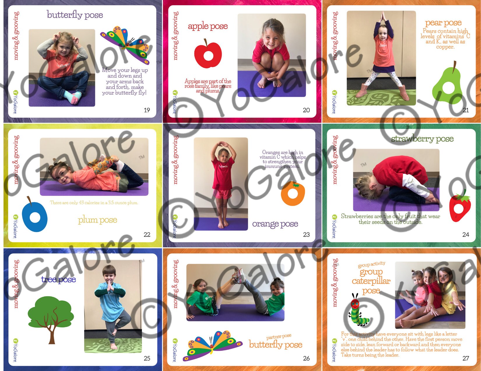 The Very Hungry Caterpillar Yoga & Movement Pose Cards Etsy