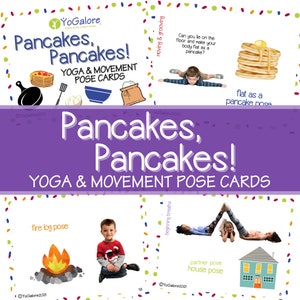 Pancakes, Pancakes! Yoga & Movement Pose Cards -- Eric Carle