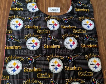 Protectores de ropa/Pecheras reversibles para adultos y niños mayores, talla GRANDE - Fútbol profesional de Pittsburgh