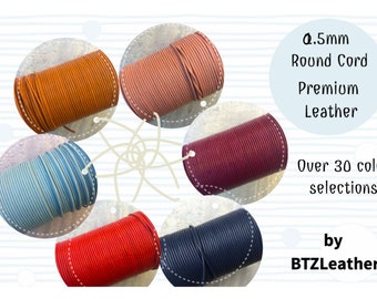 1 Yard 3 Feet RUSTIC BROWN Distressed Genuine Leather 1.3mm Round LEATHER Cord Diy Gypsy Boho Rings Chocker Necklaces Wrap Bracelets