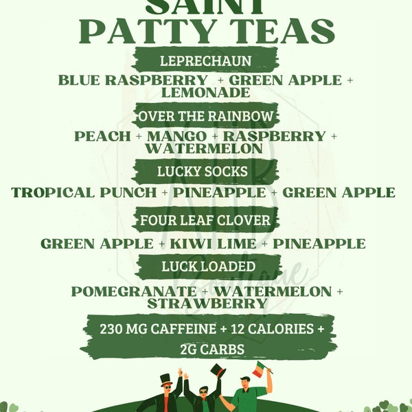 Loaded Tea - Loaded Teas - St Patrick’s day Teas