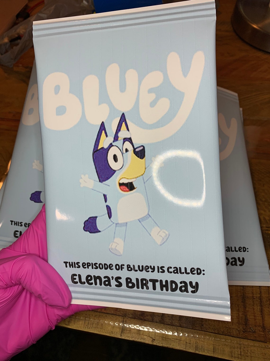 Bluey Party Favors Bluey Theme Party Favors Custom Party Etsy