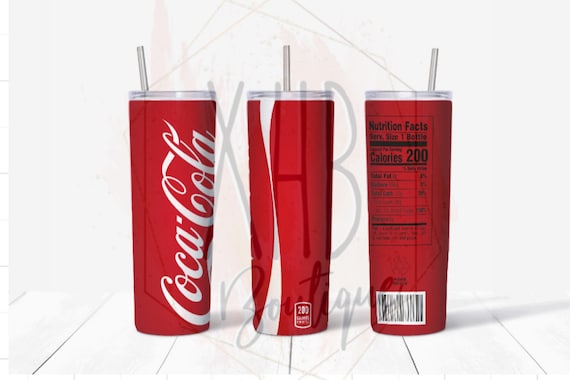 Coca Cola Inspired Tumbler 20 Oz Tumbler Soft Drink - Etsy