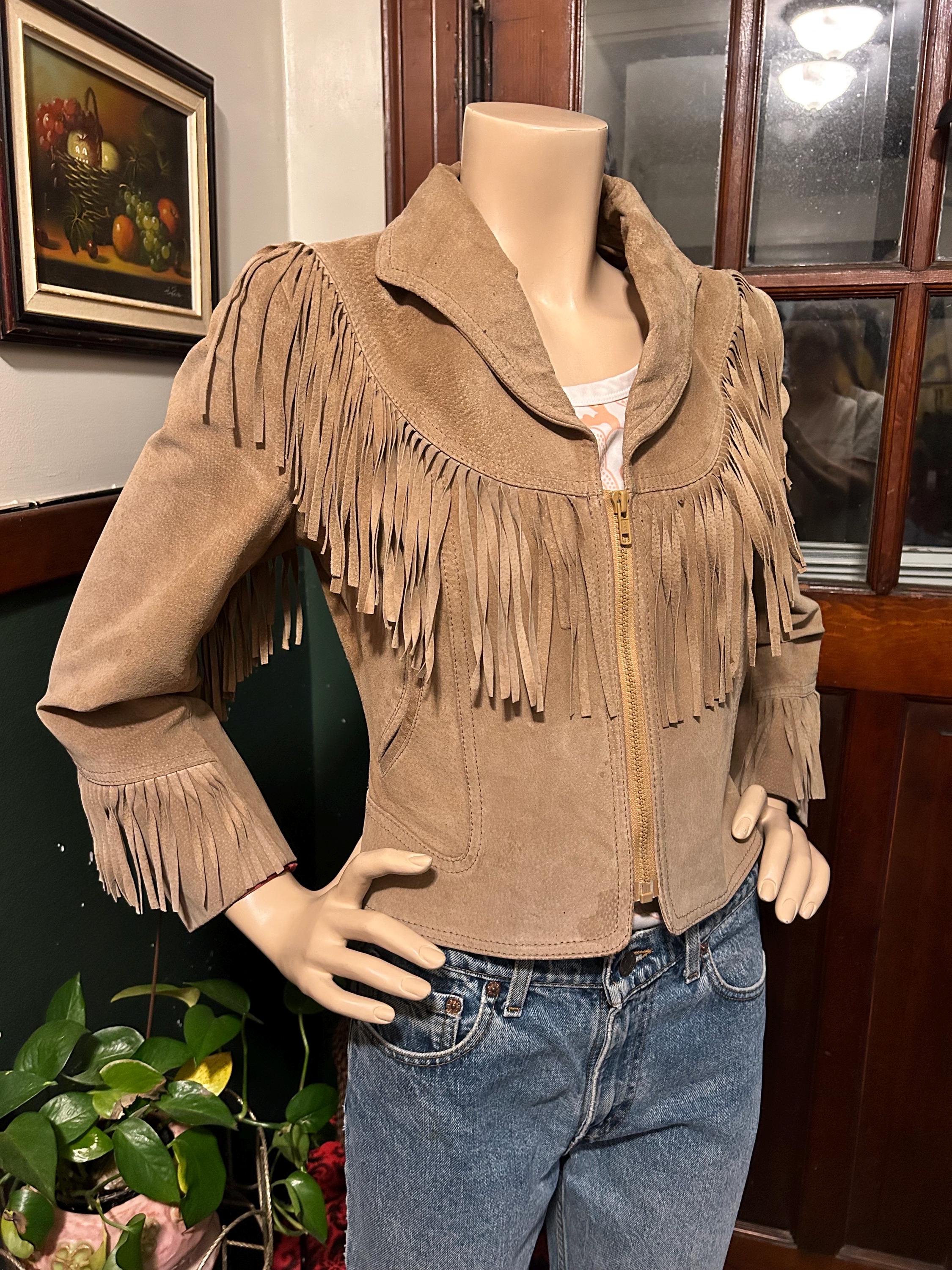 ジャケット THEAIRTOWN::Vintage Suede Crop Coat[RESALE] Vintage Suede Cropped Jacket - Etsy