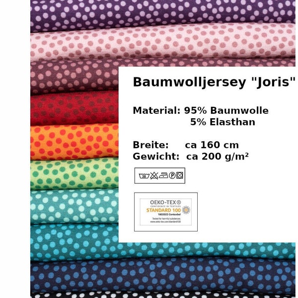 Baumwolljersey, Joris, Swafing, Punkte, 3mm