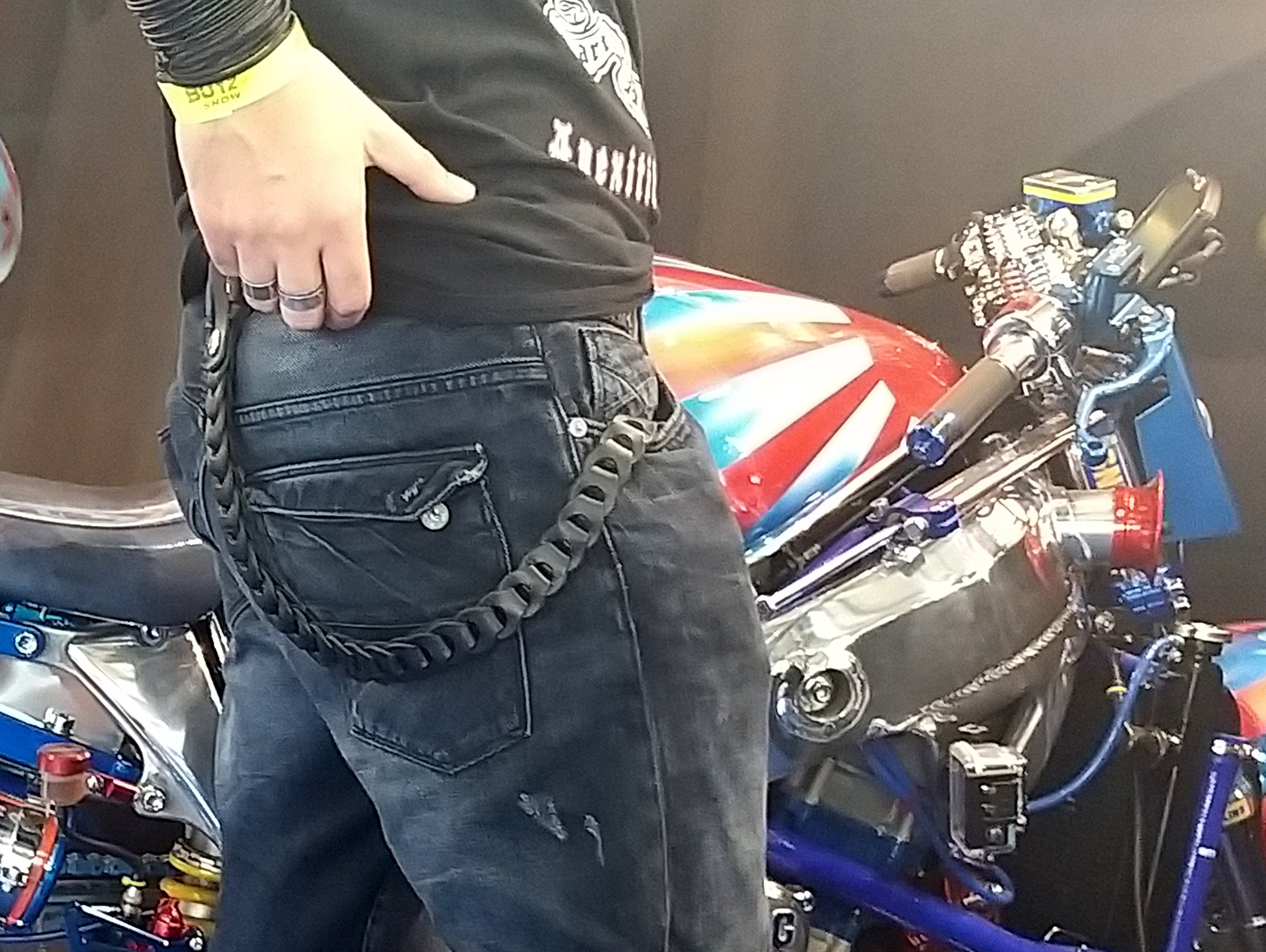 Biker Jean Chain (Left)