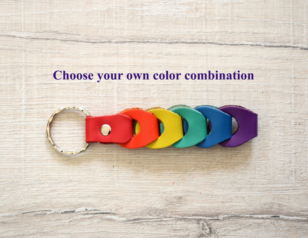 Key Chain Color Choose Your Own Colors Key Chain. Only Express Shipping - Etsy