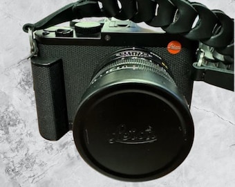 leather camera strap