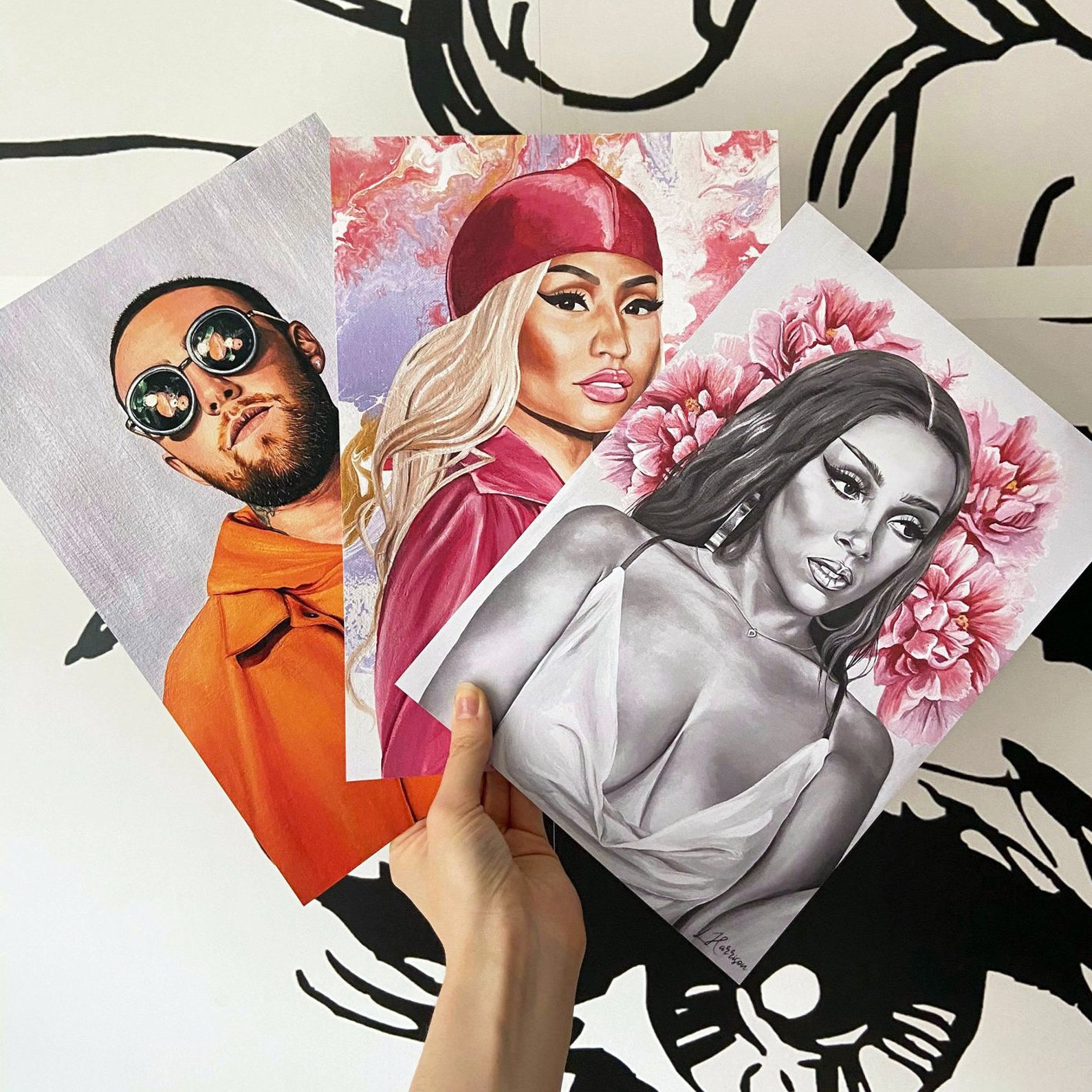 DOJA CAT Art Print Doja Cat Wall Decor Doja Cat Wall Art Etsy