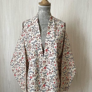 Boho floral print kimono women kimono floral kimono dress japanese lightweight jacket maid kimono cardigan cotton haori jacket