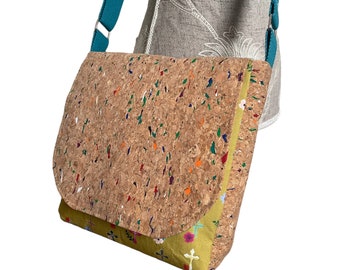 Sac à Main En Liège Type Cartable - Création Artisanale - Neuf Avec étiquettes