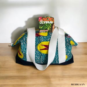 travel bag large weekend bag African fabric bag/African waxprint travelbag, diaper bag sports bag cabin bag ethnic wax bag