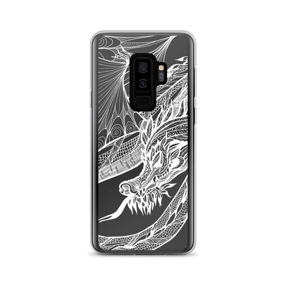 Yin Yang Dragons Red and Black Samsung S10 Case