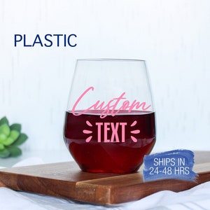 Custom Engraved Wine Tumbler  Personalized Wine Glass – Intricut Creations