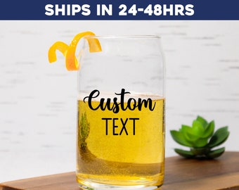 Custom beer can glasses, Personalized beer can glasses, Beer can glasses custom, Custom beer can glass, Beer can glass with names