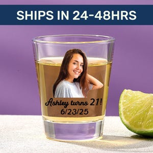 Benutzerdefinierte Foto Schnapsglas Personalisiertes Gesicht Schnapsglas Benutzerdefinierter Text Lustig Party Favor Geburtstagsgeschenk Hochzeitsbevorzugung Junggesellenabschied