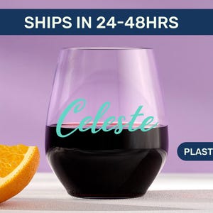 Custom plastic wine glasses, Plastic wine glasses, Personalized plastic wine glasses, Plastic cups, Custom plastic cups, Acrylic cups
