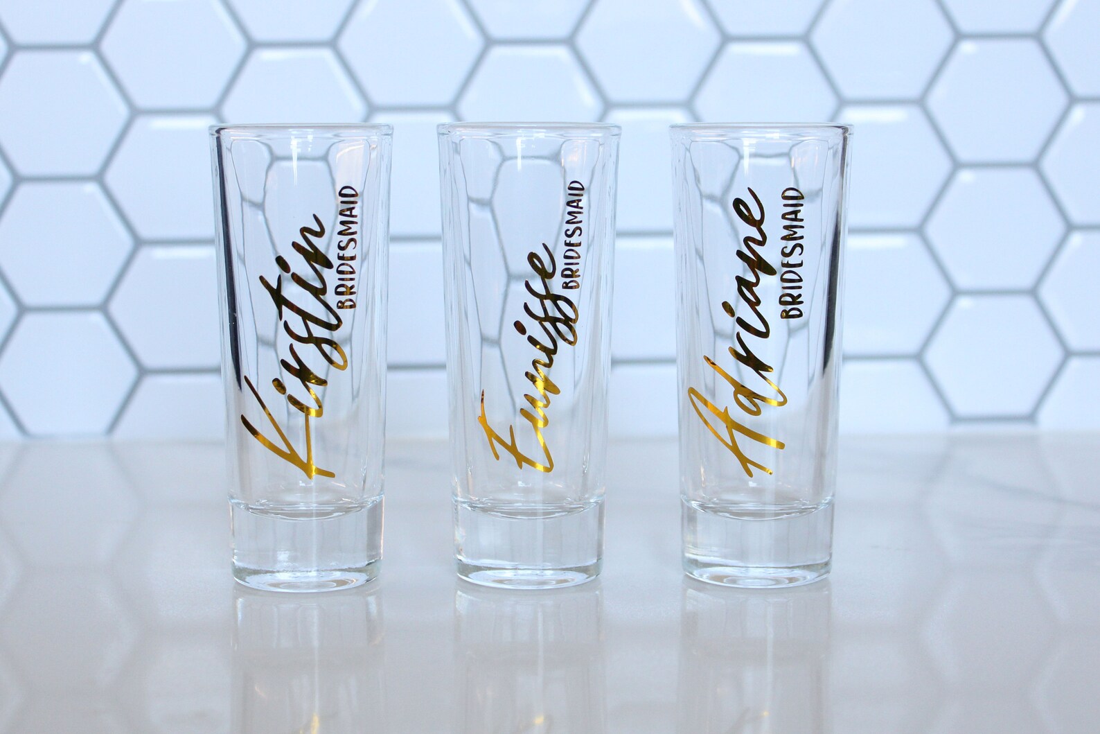 Bridesmaid Shot Glasses Bachelorette Shot Glasses Bridesmaid Etsy