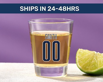 Sports Jersey Classic - Personalized Shot Glass