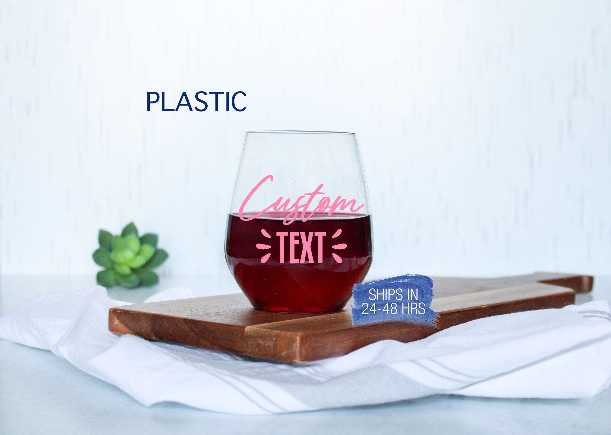 12oz. Clear Plastic Stemless Wine Glasses by Celebrate It™, 20ct