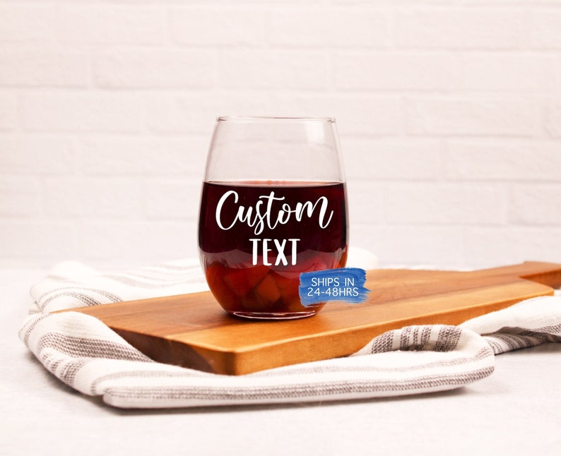 Personalized stemless wine glasses, Personalized wine glasses, Custom wine glasses, Custom stemless wine glasses, Wine glass personalize