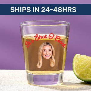 Schnaps Glas, Personalisiertes Foto Schnapsglas, Gesicht Schnapsglas, Lustiges Schnapsglas, Lustiges Party Foto Geschenk, Schnapsglas mit Foto, Party Schnapsglas