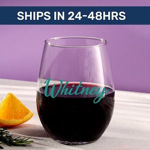 Personalized stemless wine glasses, Personalized wine glasses, Custom wine glasses, Custom stemless wine glasses, Wine glass personalize