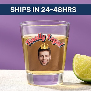 Copo de shot com foto, copo de shot para aniversário de 21 anos, lembrancinhas personalizadas para copo de shot, copos de shot personalizados para aniversário, decorações para aniversário de 21 anos, 21º aniversário