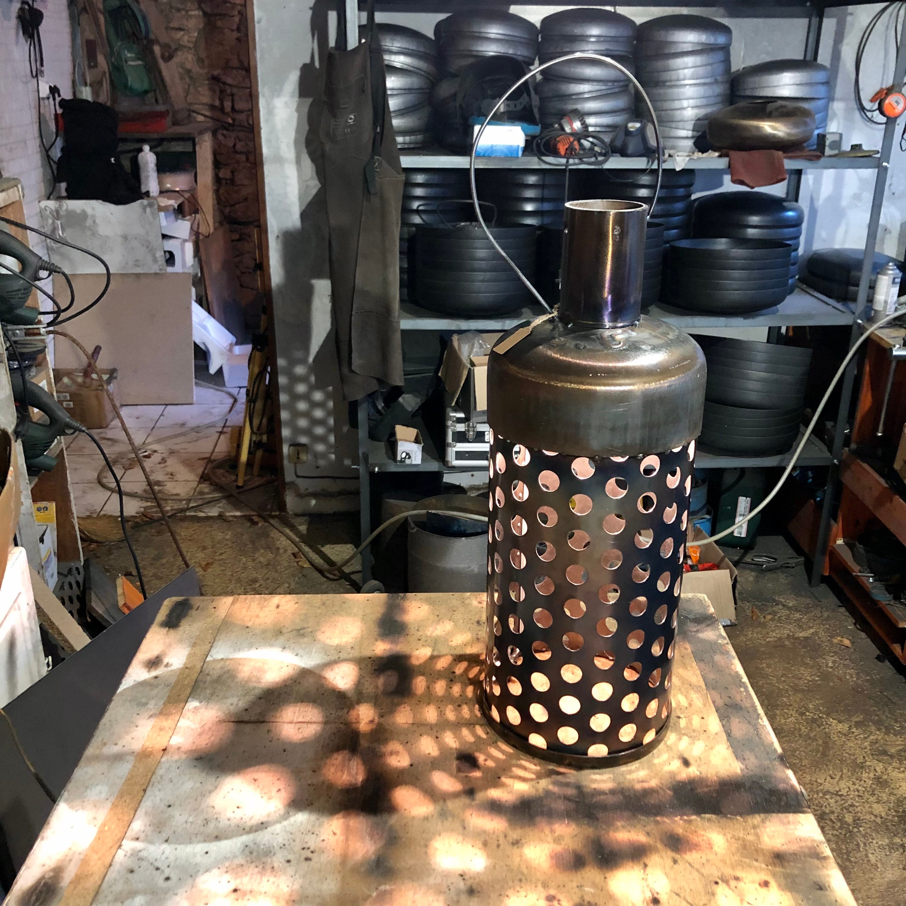 Lampe Art Déco Recyclage