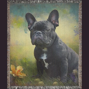 French Bulldog Throw for Frenchie lovers