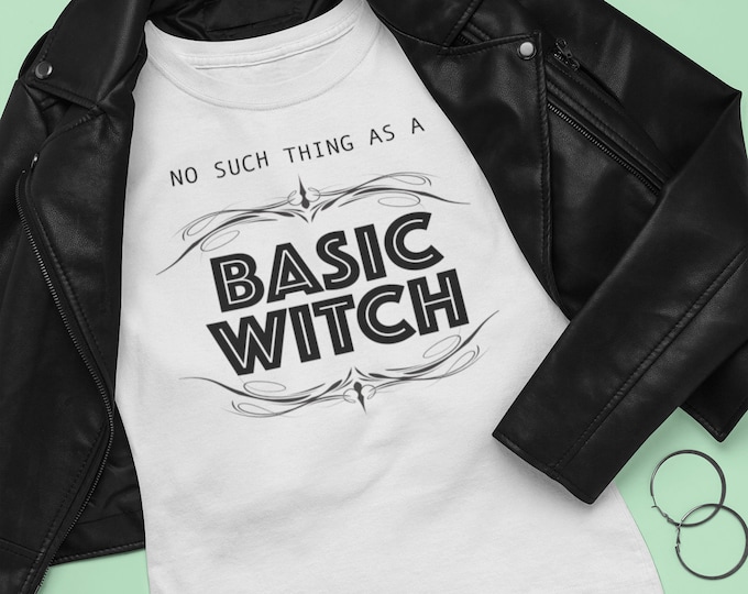 Halloween T-Shirt Basic Witch Funny Halloween Top Women's Curvy Tee Plus + Size T-SHIRT WOMENS Plus Size Graphic Tee Plus Size Clothing