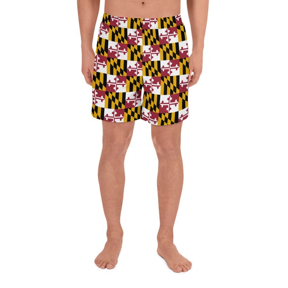 Maryland Flag SHORTS MARYLAND FLAG Activewear Clothing Etsy