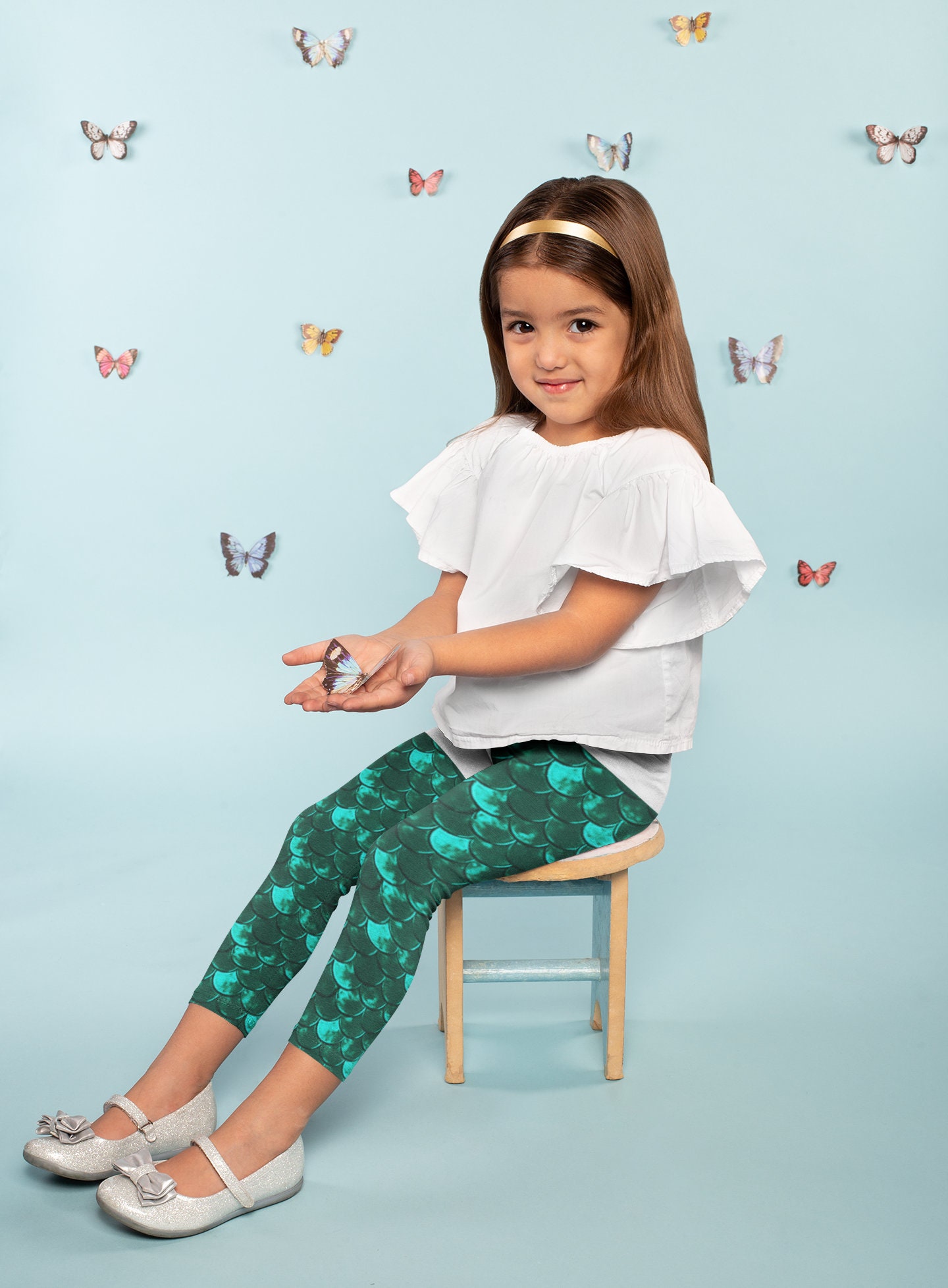 Green Mermaid Scale Mermaid Leggings GIRLS MERMAID LEGGINGS All Over Print Kids Leggings Green Fish Scale Leggings for Kids Toddler Leggings Etsy Mexico