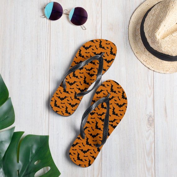 BAT FLIP FLOPS Unisex Thong Sandals Flip-flops Beachwear Footwear