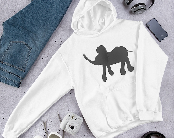 ELEPHANT SWEATSHIRT HOODIE Unisex Hooded Sweatshirt for Men or Women Dumbo Elephant Cool Hipster Clothing Urban Designer Fashion Hoodie