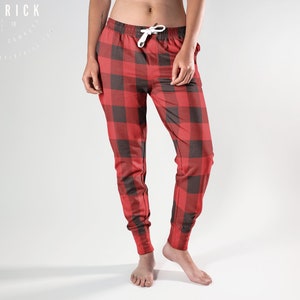 Checkered track pants womens 2025