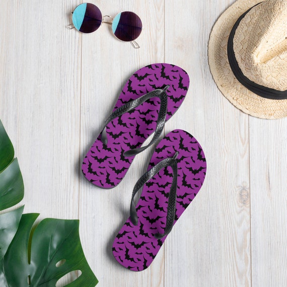 Mens purple hotsell flip flops