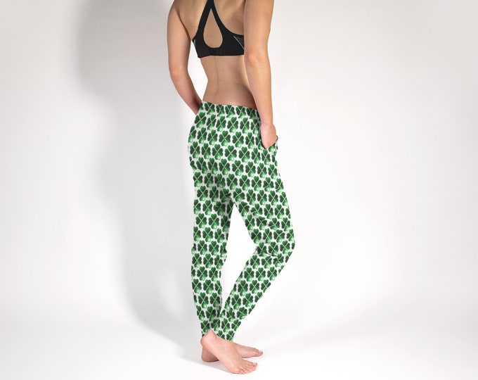 CLOVER Joggers Sweatpants Shamrock Sweatpants for St Patricks Day UNISEX JOGGERS Women's or Men's Joggers Paddys Day Pants Workout Pants