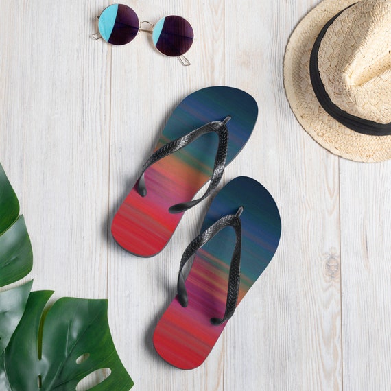 Rainbow clothing womens flip cheap flops