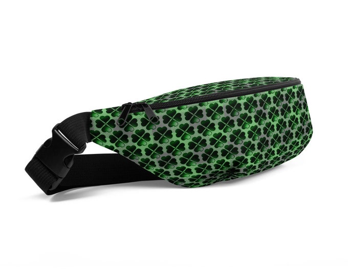 Shamrock CLOVER FANNY PACK Green Fanny Pack Bum Bag St Patricks Day Tote Paddys Day Bag St Patricks Day Fanny Pack Gift for Her Accessories