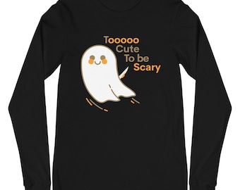 HALLOWEEN T-SHIRT for Men and Women Unisex Clothing Adult Long Sleeved T-Shirt for Halloween Ghost T-shirt Gift for Him Gift for Her