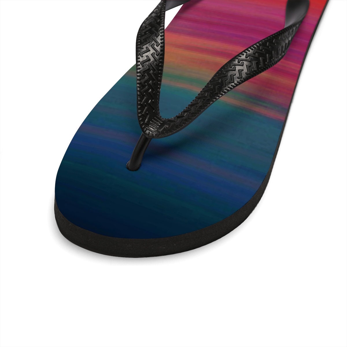 RAINBOW FLIP FLOPS Womens or Mens Unisex Flip-Flops Summer Fashion ...