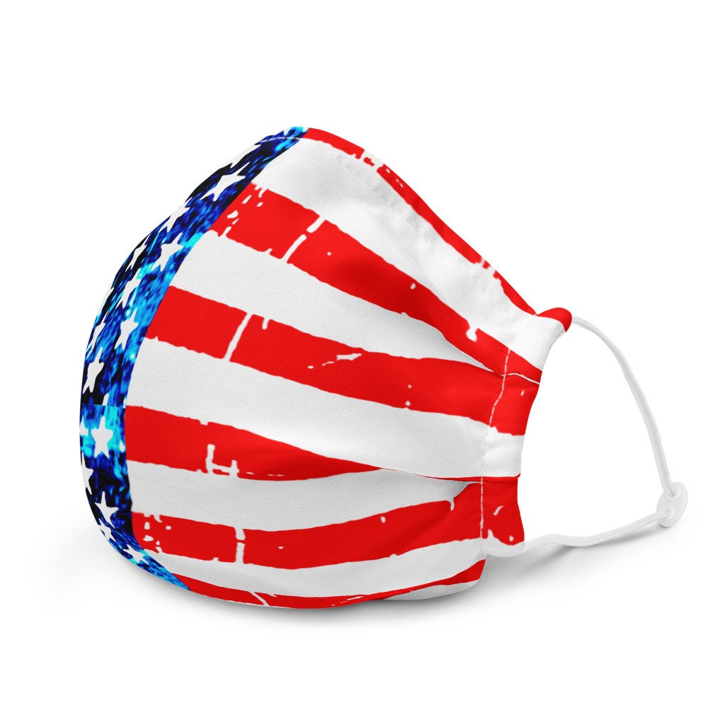 AMERICAN FLAG USA Mask Independence Day Face Mask for Adults - Etsy