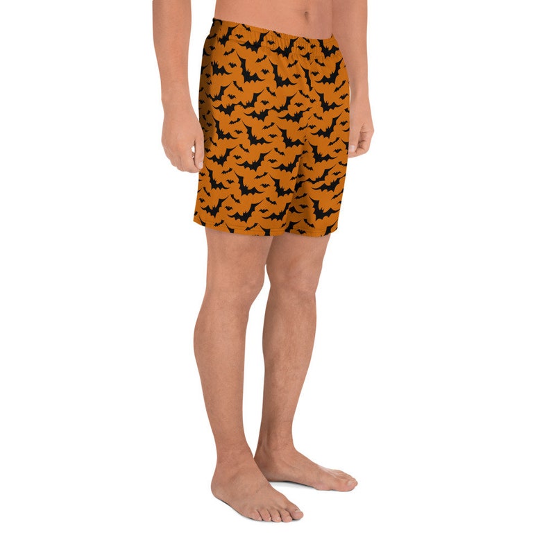 HALLOWEEN BAT SHORTS Men's Swimwear Athletic Long Shorts image 3