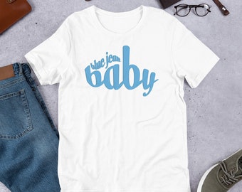 BLUE JEAN BABY Women's T-Shirt Short-Sleeve Unisex T-Shirt for Women or Men Elton John Fan T-Shirt Music Lyrics Vintage Concert T-Shirt
