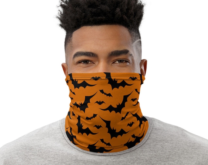 BAT SCARF Mask Unisex Adult Face MASK For Men and Women Protective Face Mask Covering For Face Neck Gaiter Bat Print Scarf Accessory