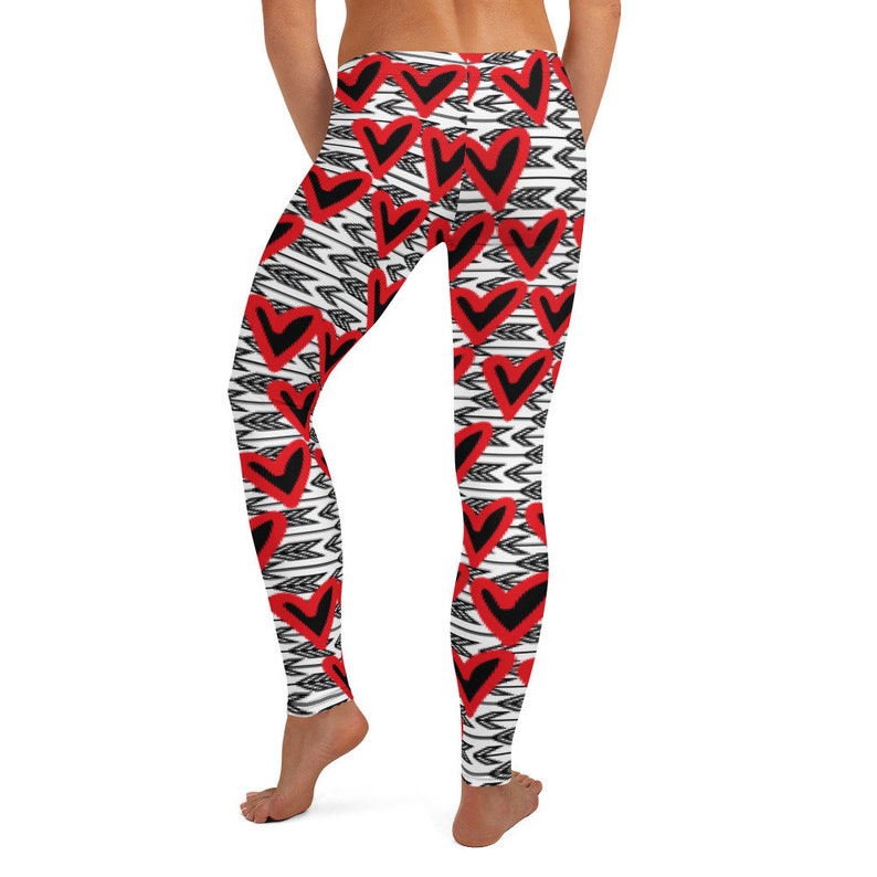women's valentine's day leggings