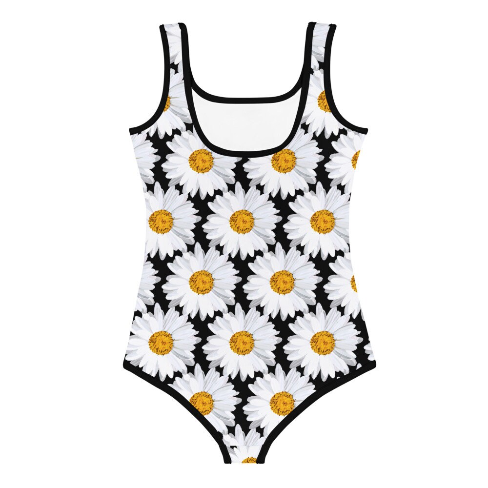 DAISY SWIMSUIT GIRLS AllOver Print Kids Swimsuit Ages 2T 7 Etsy