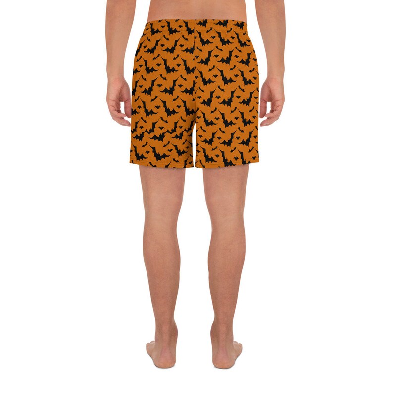 HALLOWEEN BAT SHORTS Men's Swimwear Athletic Long Shorts image 5